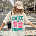 Iced Coffee Sunshine Lover Summer Comfort Colors - Adult & Kids T-Shirts, Sweatshirts & Hoodies apparel design preview 1