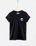 Yin Yang Cats Zen Cat Pocket Black White - Adult & Kids T-Shirts, Sweatshirts & Hoodies apparel design preview 1
