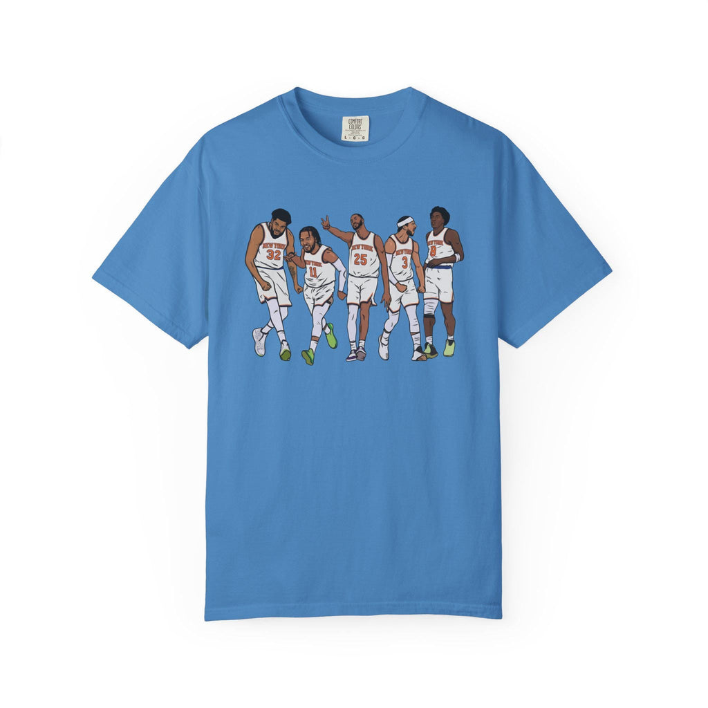Knicks Team Jalen Brunson Kat Mikal Bridges Josh Hart - Adult & Kids T-Shirts, Sweatshirts & Hoodies apparel design preview 1