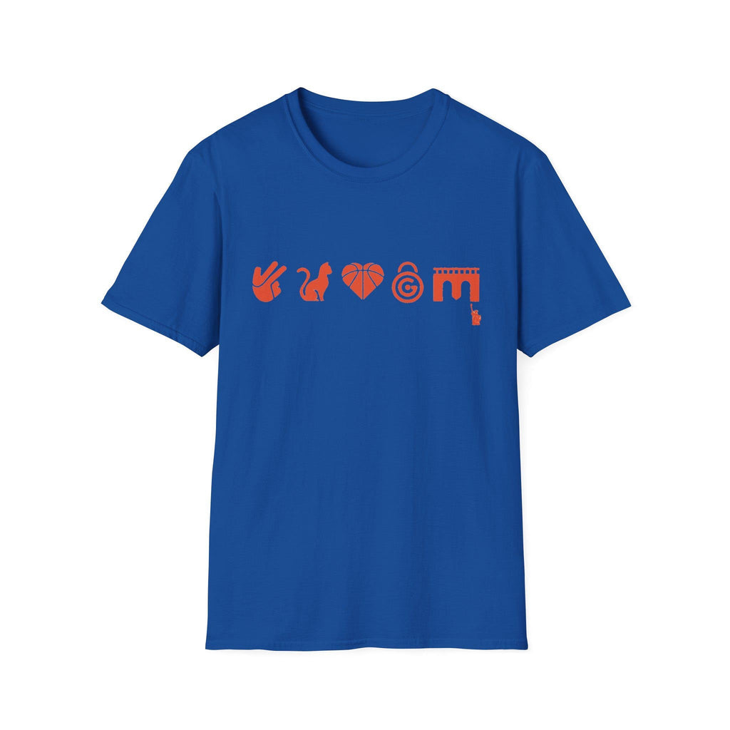 Knicks Starting Five Emojis Team Black Blue Gray - Adult & Kids T-Shirts, Sweatshirts & Hoodies apparel design preview 1