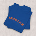 Knick Cage Basketball Pun Ny Team Hoops Blue Orange - Adult & Kids T-Shirts, Sweatshirts & Hoodies apparel design preview 1