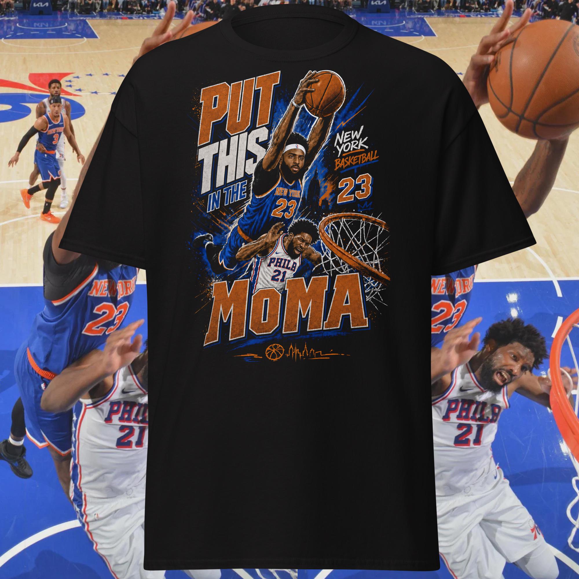 York Basketball Dunk Gothic Streetwear Orange Blue - Adult & Kids T-Shirts, Sweatshirts & Hoodies apparel design preview 1