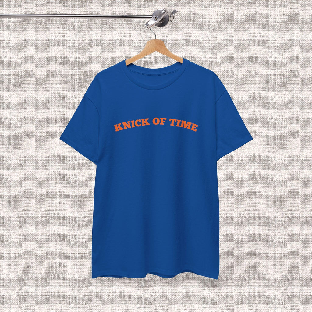 Knick Time Ny Basketball Pun Sports Fan Blue Orange - Adult & Kids T-Shirts, Sweatshirts & Hoodies apparel design preview 1