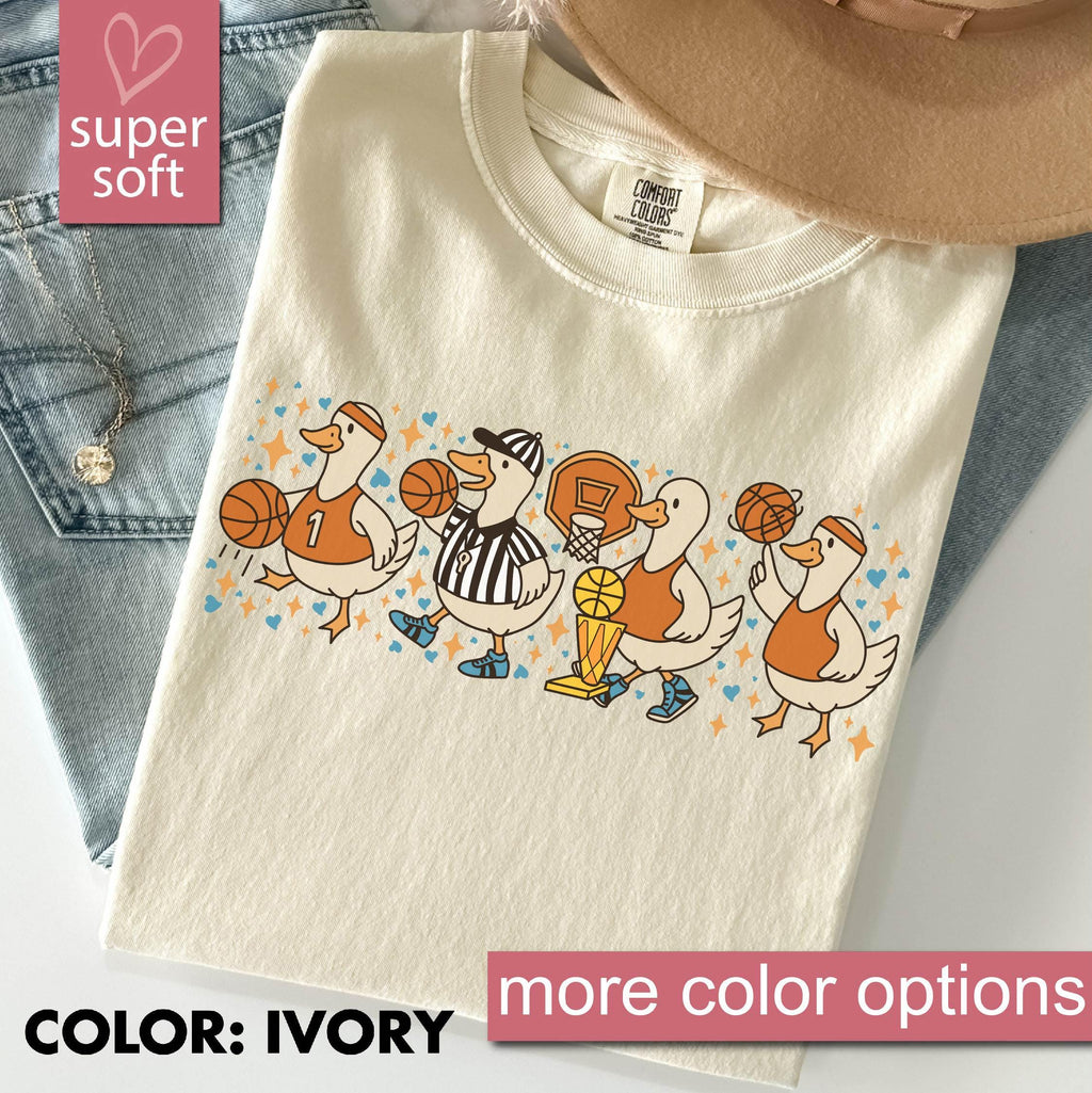 Comfort Colors Basketball Mom Senior Night - Adult & Kids T-Shirts, Sweatshirts & Hoodies apparel design preview 1