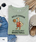 Silly Goose Basketball Playing - Adult & Kids T-Shirts, Sweatshirts & Hoodies apparel design preview 1