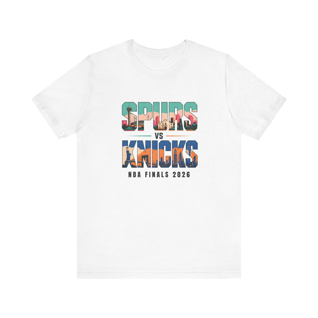 Spurs Vs Knicks Nba Finals 2026 Basketball - Adult & Kids T-Shirts, Sweatshirts & Hoodies apparel design preview 1