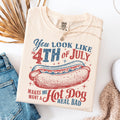 Comfort Colors Like 4th July Makes Want Dog Real Bad - Adult & Kids T-Shirts, Sweatshirts & Hoodies apparel design preview 1