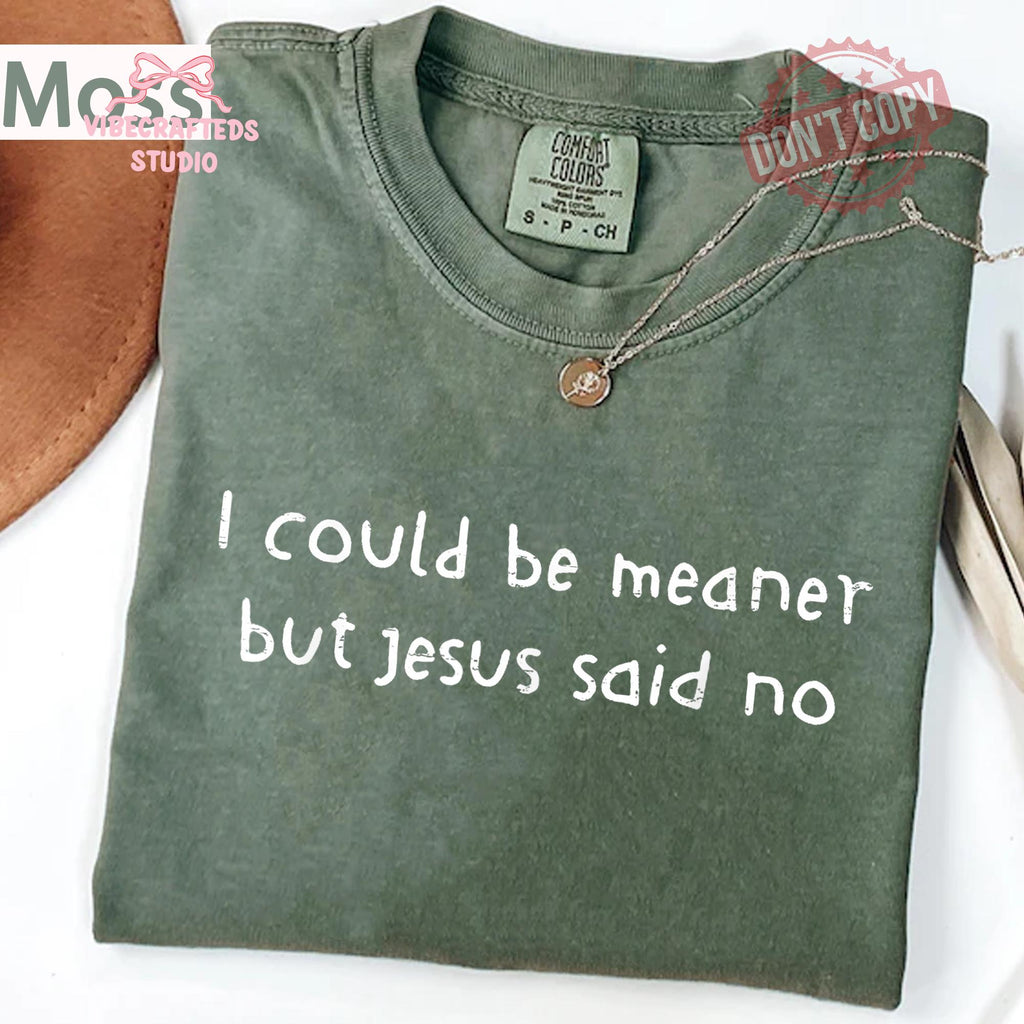Could Meaner Jesus Said Christian Faith Humor - Adult & Kids T-Shirts, Sweatshirts & Hoodies apparel design preview 1