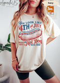 Comfort Colors Like 4th July Dog Fourth Lover - Adult & Kids T-Shirts, Sweatshirts & Hoodies apparel design preview 1