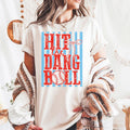 Hit Dang Ball Comfort Colors Baseball Lover Sports - Adult & Kids T-Shirts, Sweatshirts & Hoodies apparel design preview 1