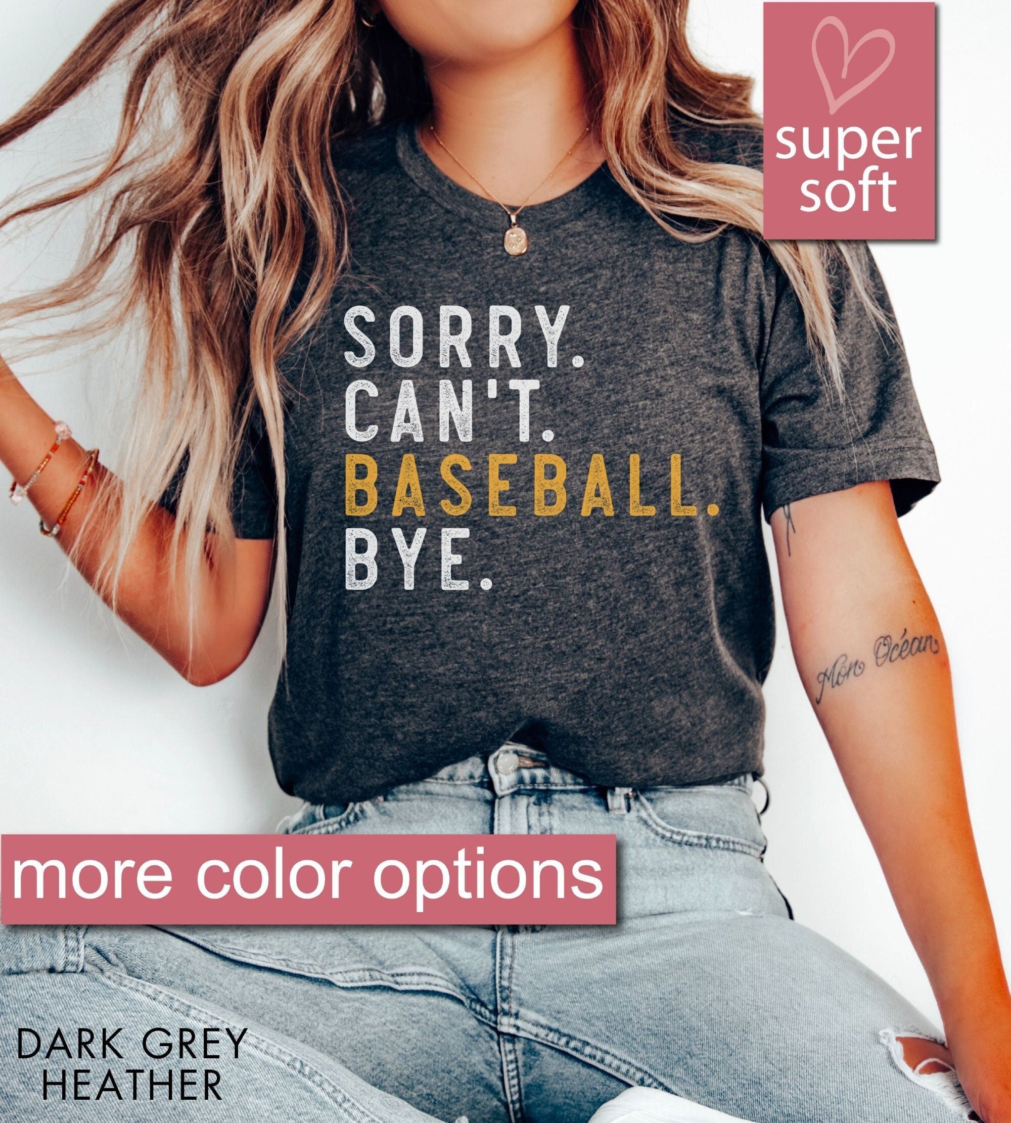 Baseball Sorry Can'T Bye Mom Sports Player Lover - Adult & Kids T-Shirts, Sweatshirts & Hoodies apparel design preview 1