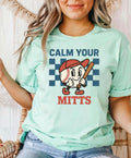 Baseball Calm Mitts Vintage Cartoon Retro Humor - Adult & Kids T-Shirts, Sweatshirts & Hoodies apparel design preview 1