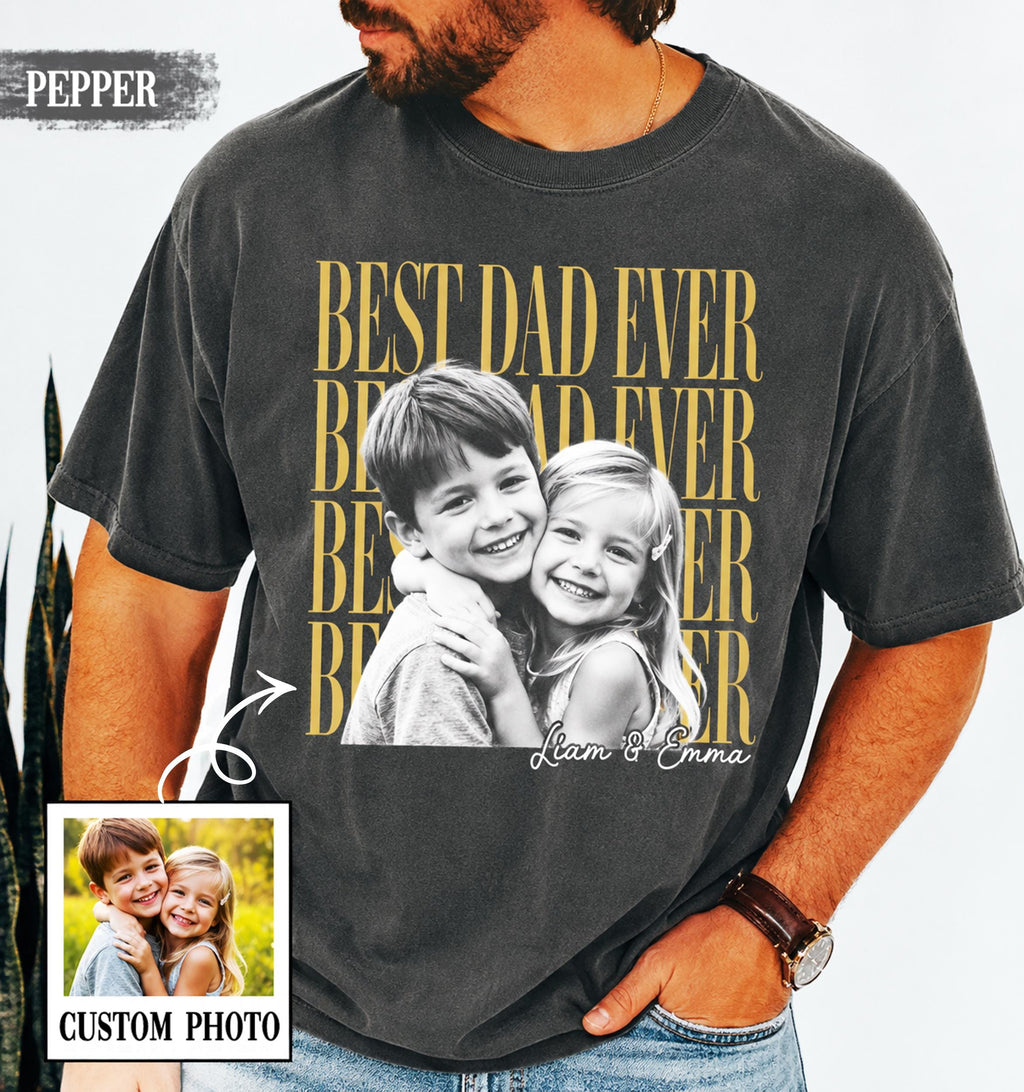 Custom Dad Fathers Day Girl Ever Fatherhood Comfort - Adult & Kids T-Shirts, Sweatshirts & Hoodies apparel design preview 1