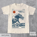 Hokkaido Wave Retro Japanese Surf Ukiyo-E Vintage - Adult & Kids T-Shirts, Sweatshirts & Hoodies apparel design preview 1