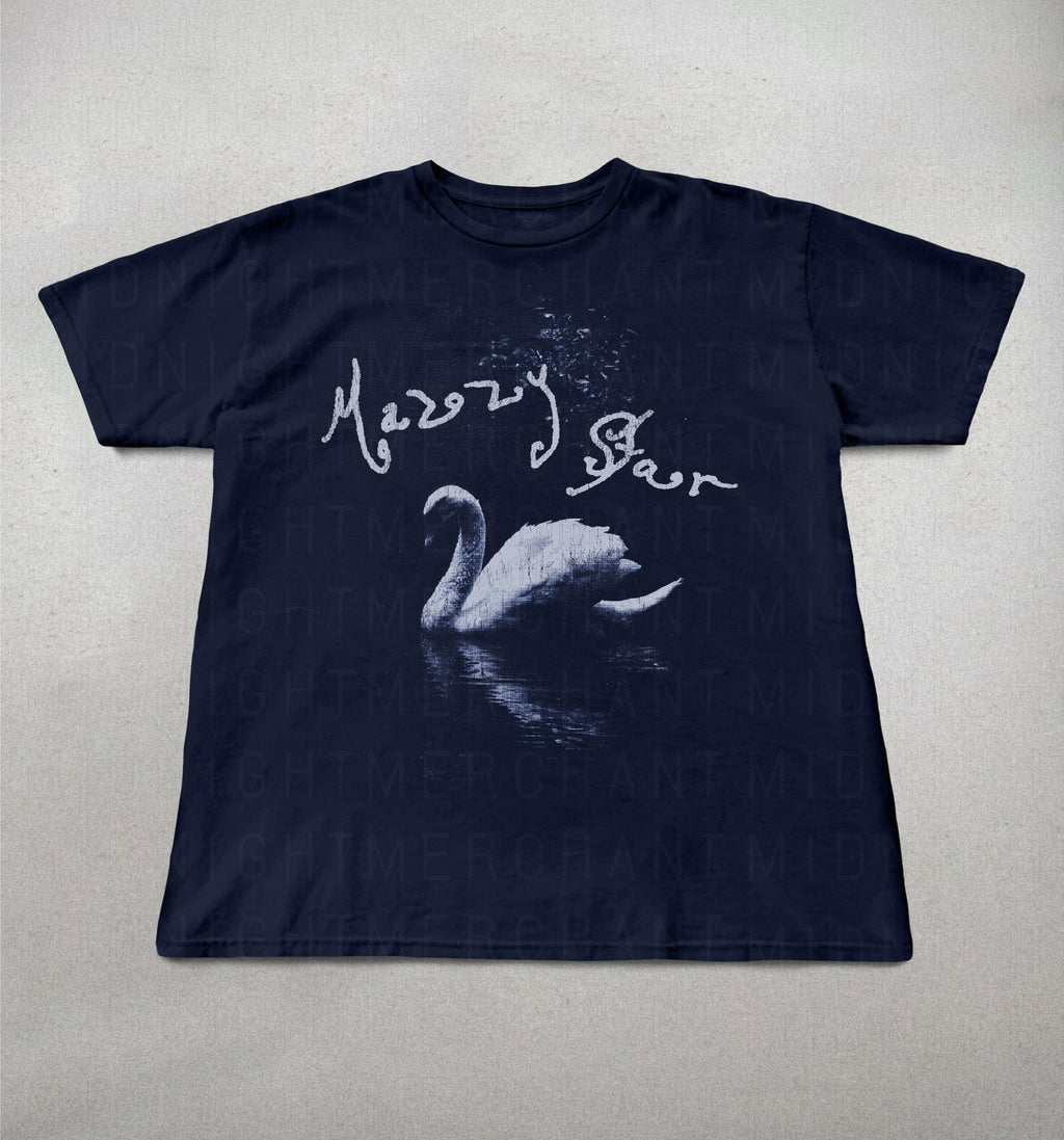 Mazzy Star Swan 90s Band Among Alt - Adult & Kids T-Shirts, Sweatshirts & Hoodies apparel design preview 1