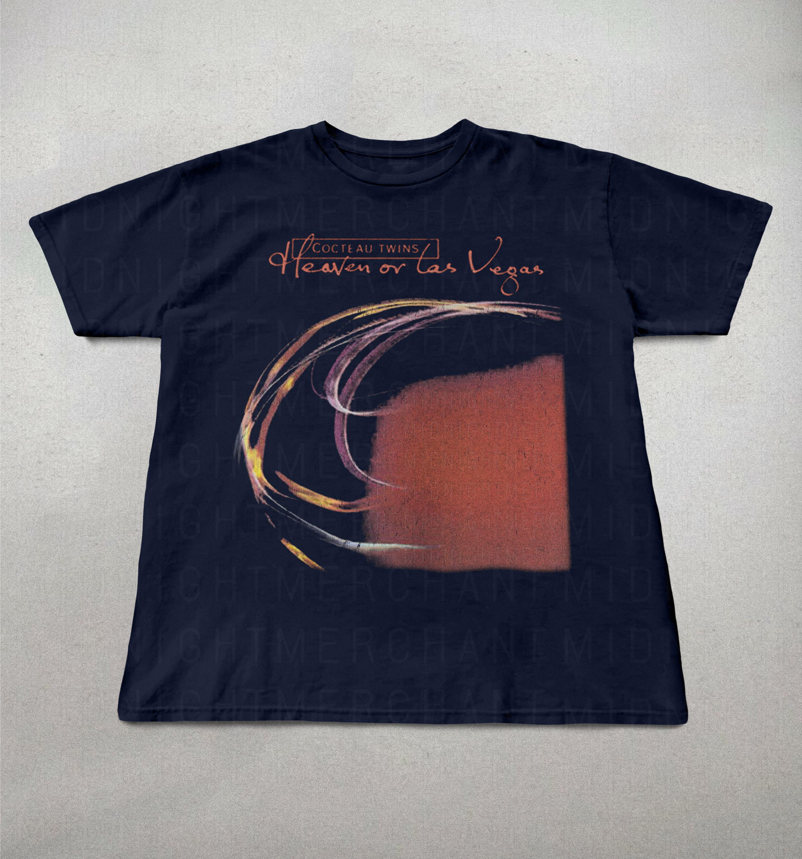 Cocteau Twins 90s Band Heaven Las Vegas Album - Adult & Kids T-Shirts, Sweatshirts & Hoodies apparel design preview 1