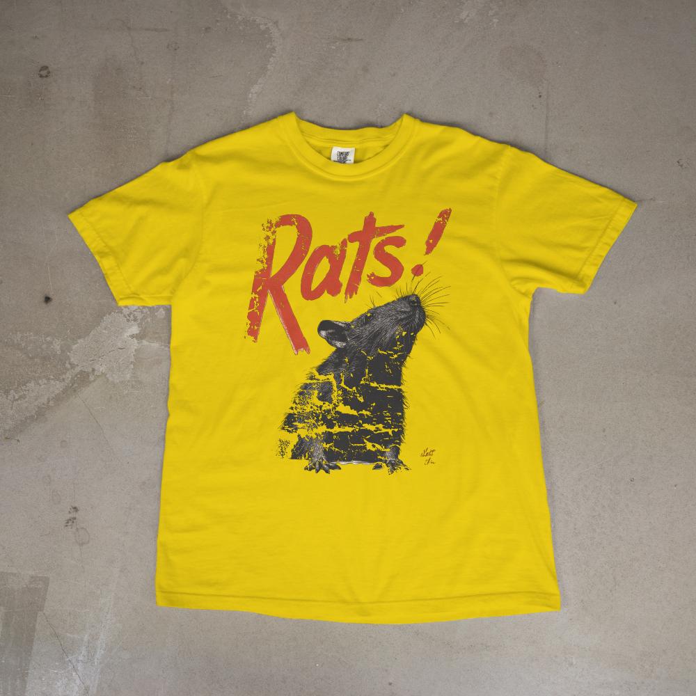 Vintage Rats Grunge Retro Distressed - Adult & Kids T-Shirts, Sweatshirts & Hoodies apparel design preview 1
