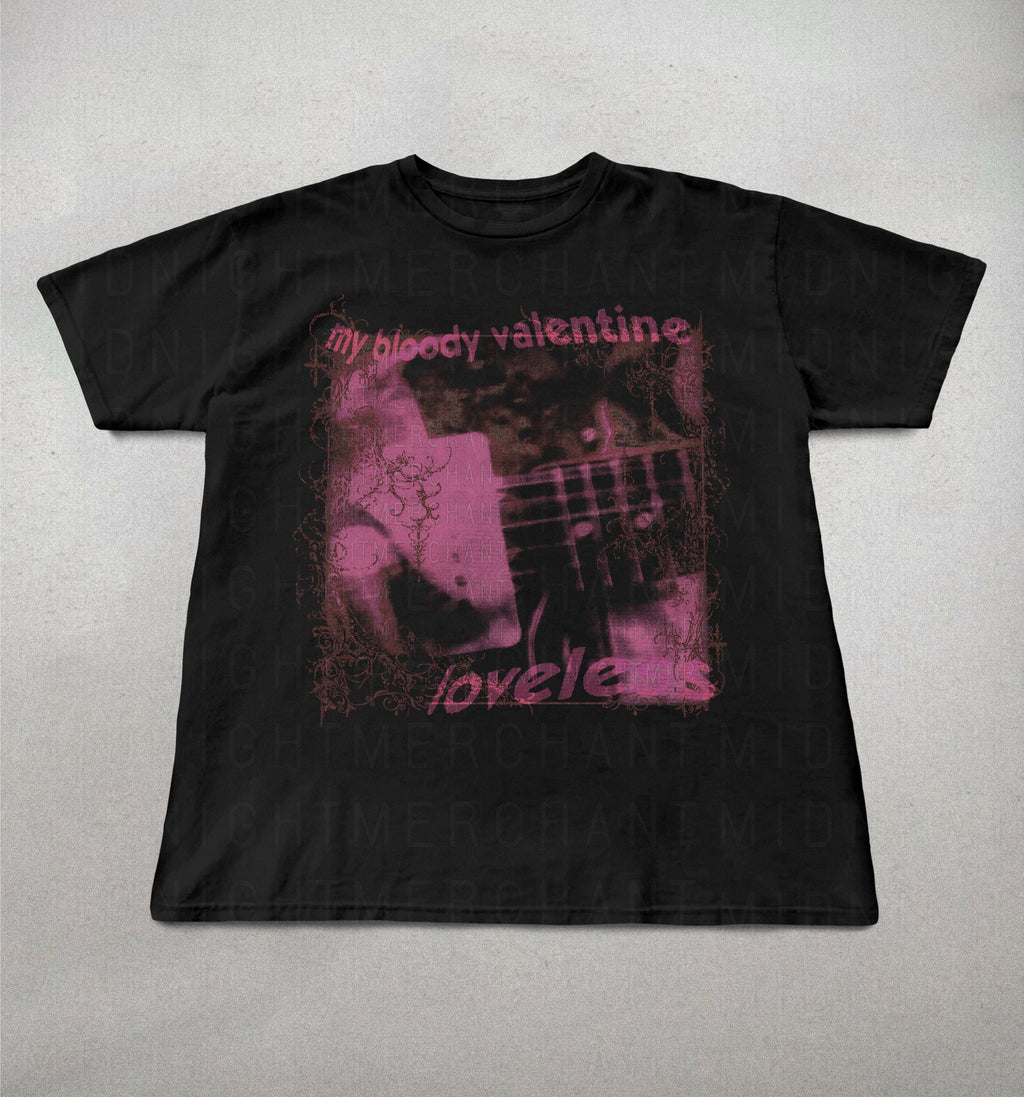 Bloody Valentine Loveless 90s Shoegaze Band Retro Y2k - Adult & Kids T-Shirts, Sweatshirts & Hoodies apparel design preview 1
