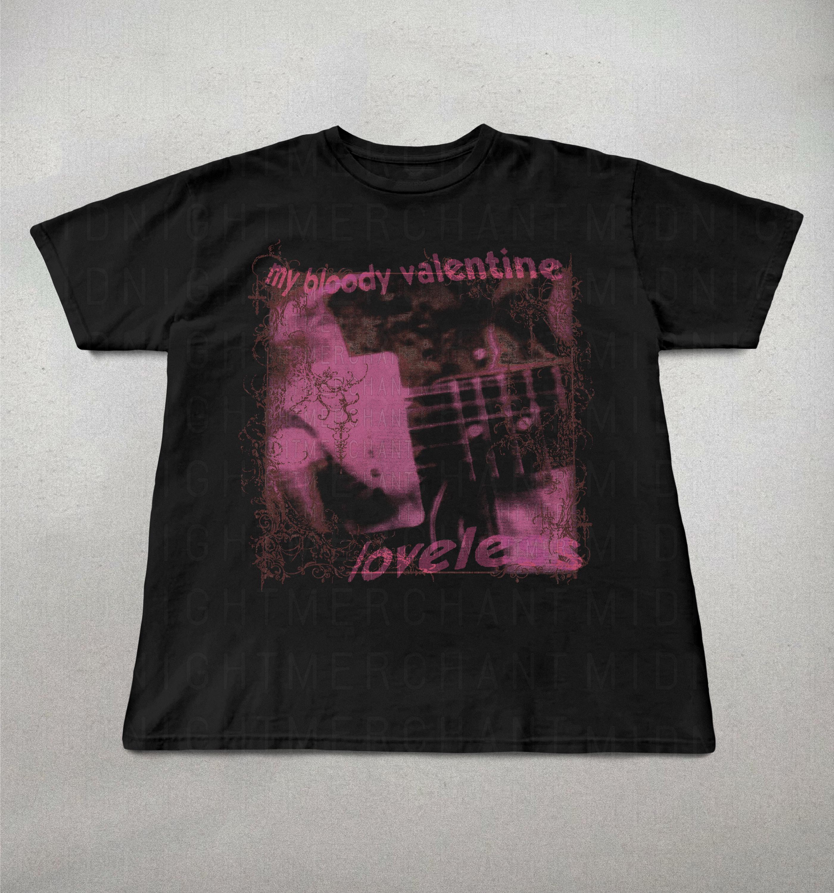 Bloody Valentine Loveless 90s Shoegaze Band Retro Y2k - Adult & Kids T-Shirts, Sweatshirts & Hoodies apparel design preview 1