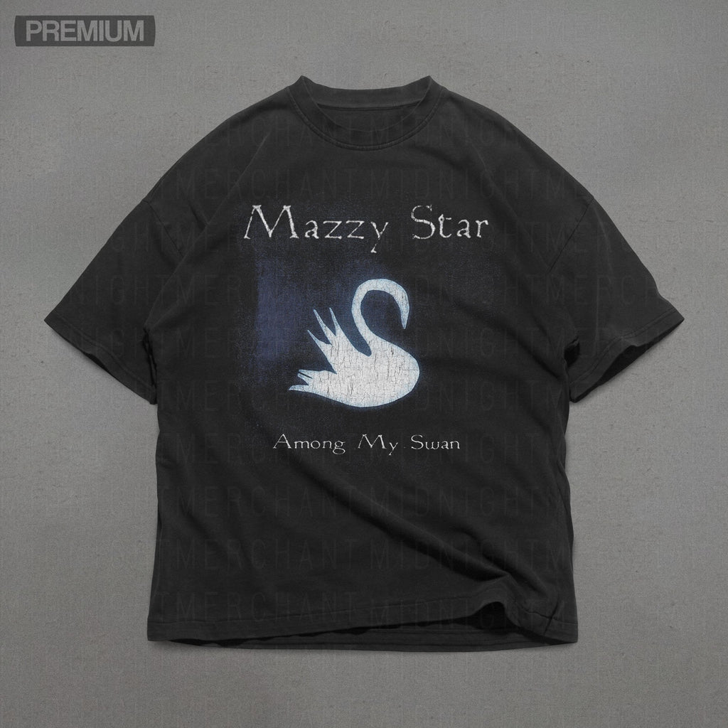 Mazzy Star Among Swan Comfort Colors Baggy Band 90s - Adult & Kids T-Shirts, Sweatshirts & Hoodies apparel design preview 1