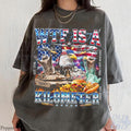 Wtf Kilometer Usa Patriotic Vintage American Eagle - Adult & Kids T-Shirts, Sweatshirts & Hoodies apparel design preview 1