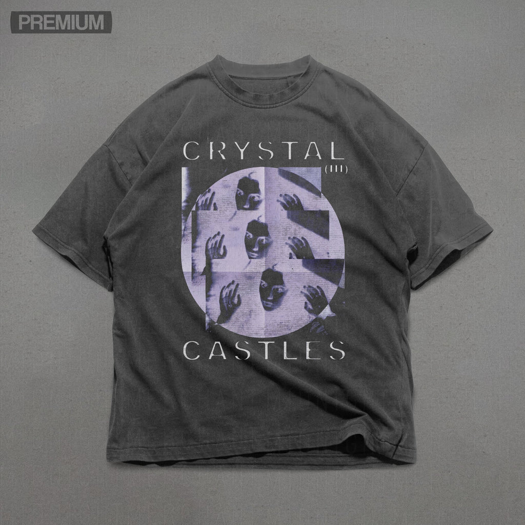 Crystal Castles Comfort Colors Y2k 2000s Music Retro - Adult & Kids T-Shirts, Sweatshirts & Hoodies apparel design preview 1