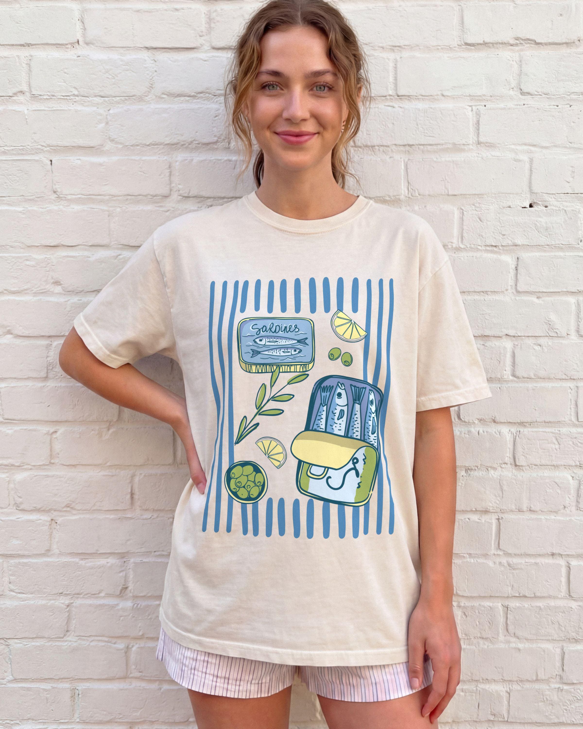 Sardines Tin Coastal Food Mediterranean Seafood - Adult & Kids T-Shirts, Sweatshirts & Hoodies apparel design preview 1