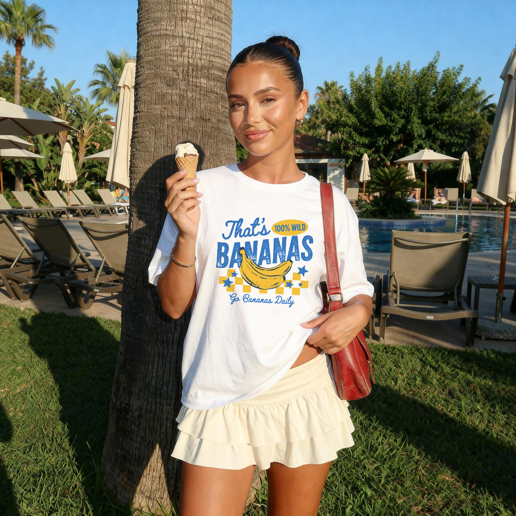 Thats Bananas Summer Fruit Food Pun Retro Banana - Adult & Kids T-Shirts, Sweatshirts & Hoodies apparel design preview 1