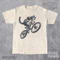 Cat Riding Bicycle Kitten Lover Bikers Parents - Adult & Kids T-Shirts, Sweatshirts & Hoodies apparel design preview 1