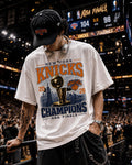York Knicks Champions 2026 Nba Finals Trophy City - Adult & Kids T-Shirts, Sweatshirts & Hoodies apparel design preview 1