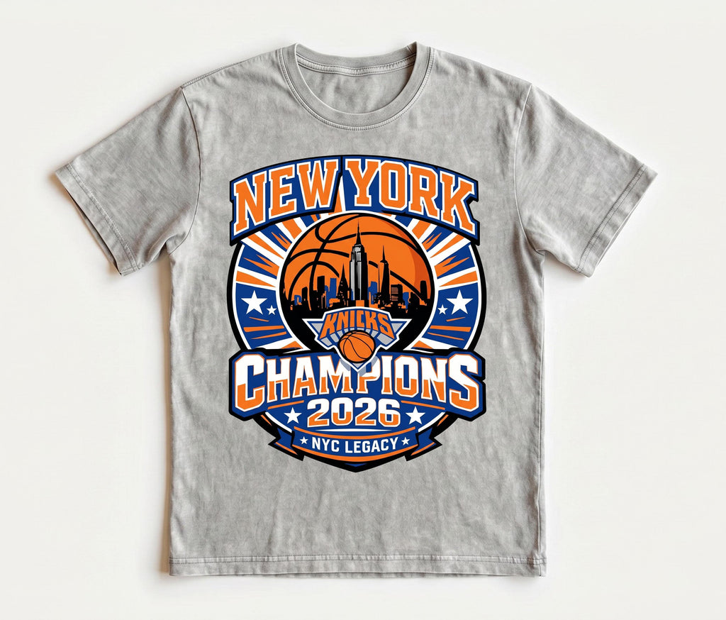 York Basketball Champions 2026 Retro Ny Bball - Adult & Kids T-Shirts, Sweatshirts & Hoodies apparel design preview 1