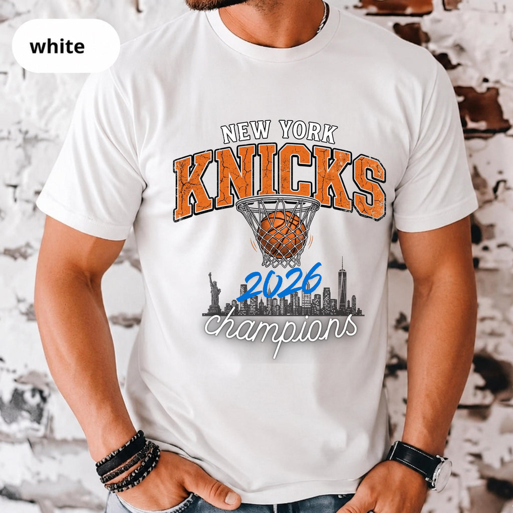 York Knicks Basketball Retro 2026 Champions Nyc - Adult & Kids T-Shirts, Sweatshirts & Hoodies apparel design preview 1