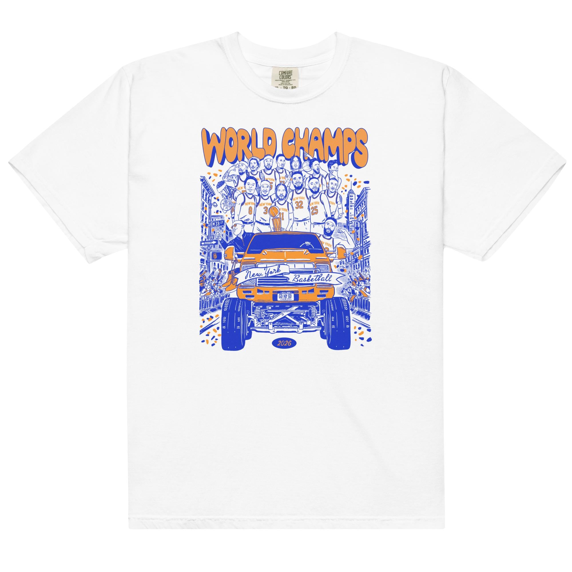 Champs York Basketball Vintage Illustrated - Adult & Kids T-Shirts, Sweatshirts & Hoodies apparel design preview 1