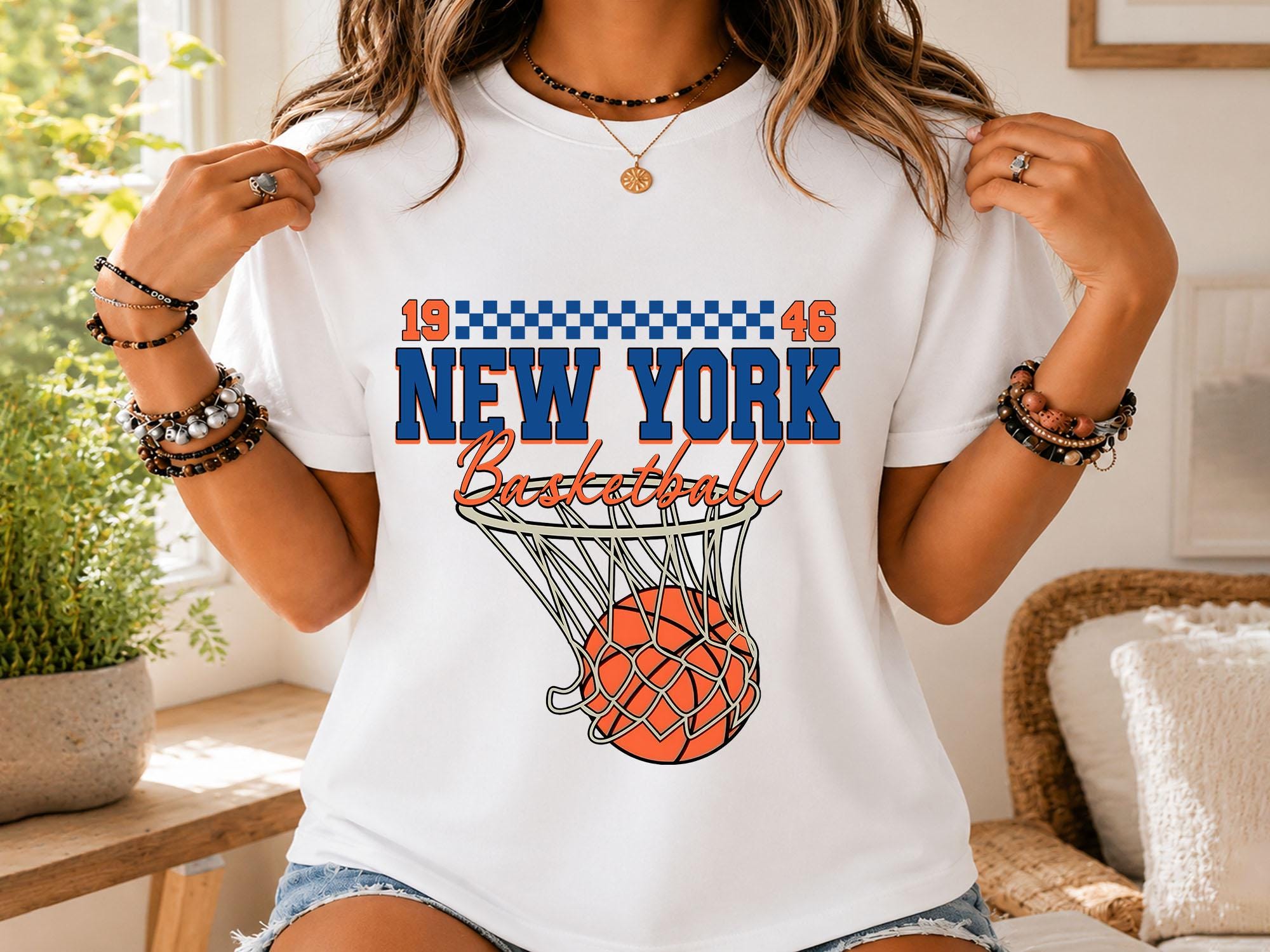York Basketball 2026 Champions Retro Ny Finals Bound - Adult & Kids T-Shirts, Sweatshirts & Hoodies apparel design preview 1