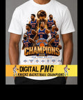 Digital Png York Knicks Champions 2026 Brunson Team - Adult & Kids T-Shirts, Sweatshirts & Hoodies apparel design preview 1