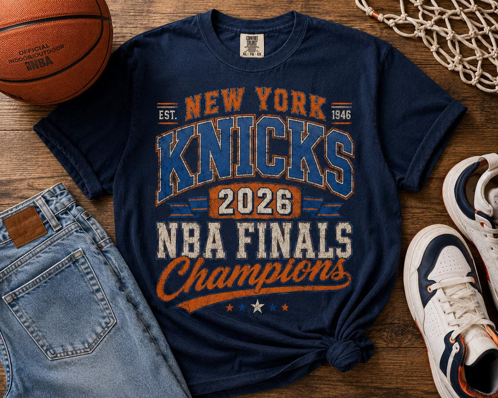Vintage York Basketball Champions 2026 Retro Varsity - Adult & Kids T-Shirts, Sweatshirts & Hoodies apparel design preview 1