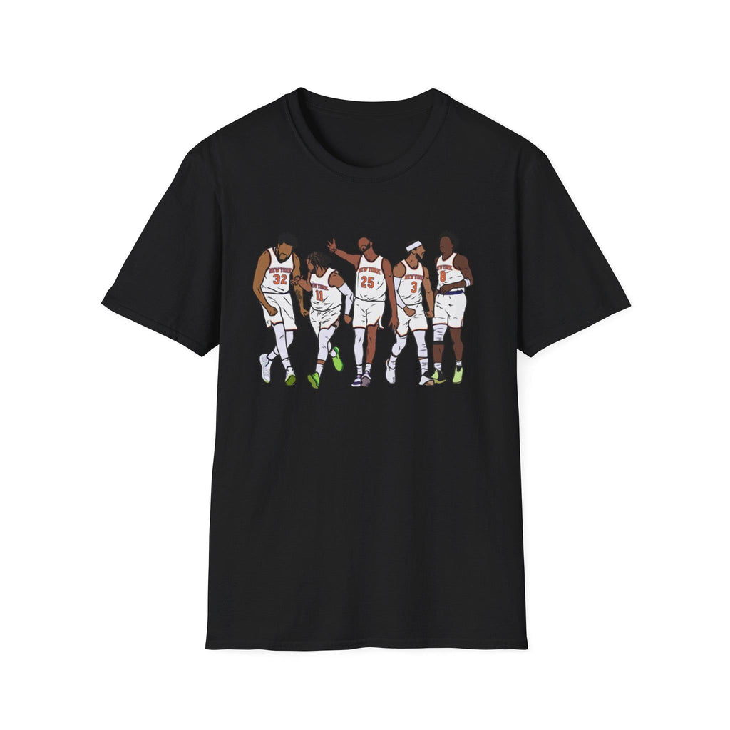 Knicks Starting Five Team York Art Squad Goals White - Adult & Kids T-Shirts, Sweatshirts & Hoodies apparel design preview 1