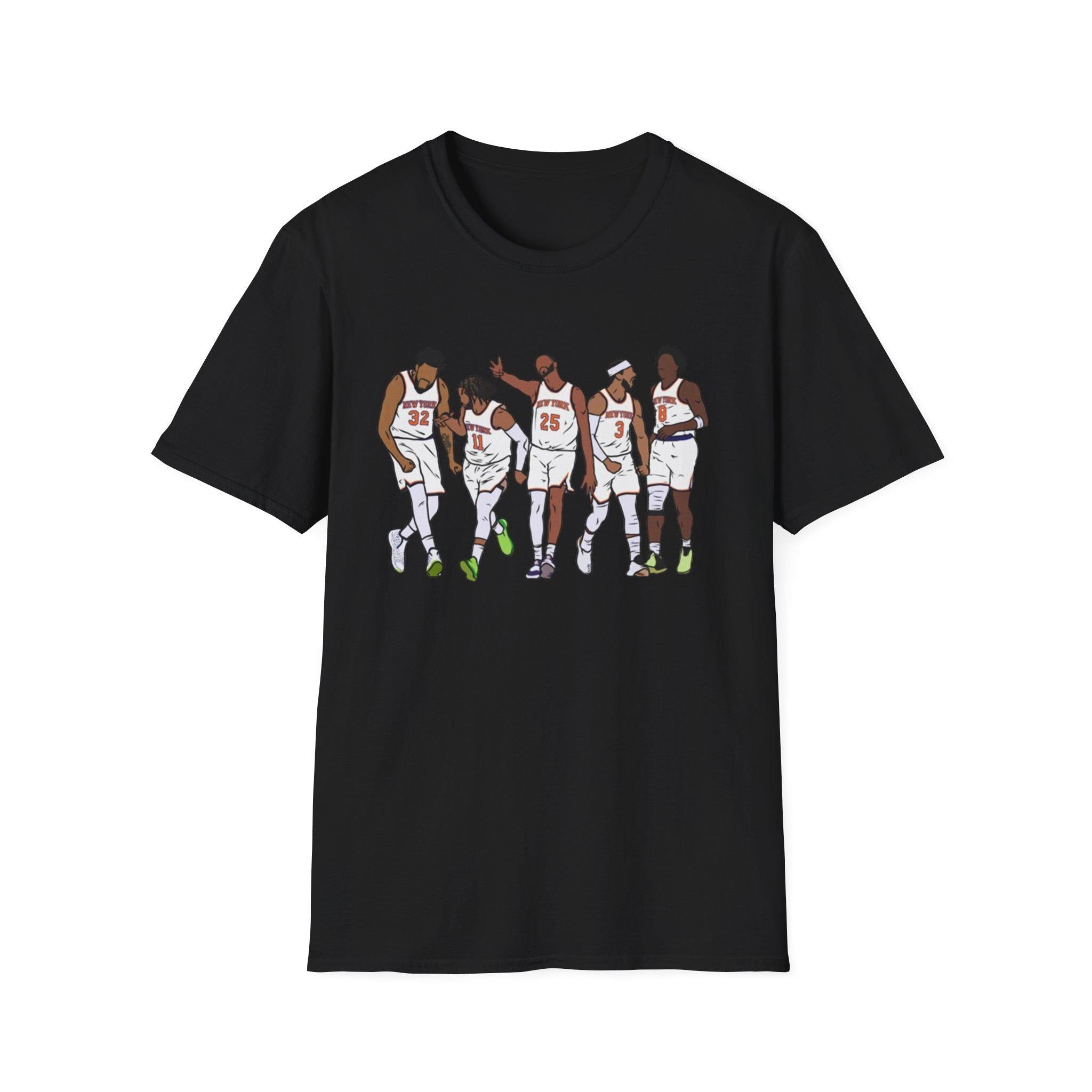 Knicks Starting Five Team York Art Squad Goals White - Adult & Kids T-Shirts, Sweatshirts & Hoodies apparel design preview 1