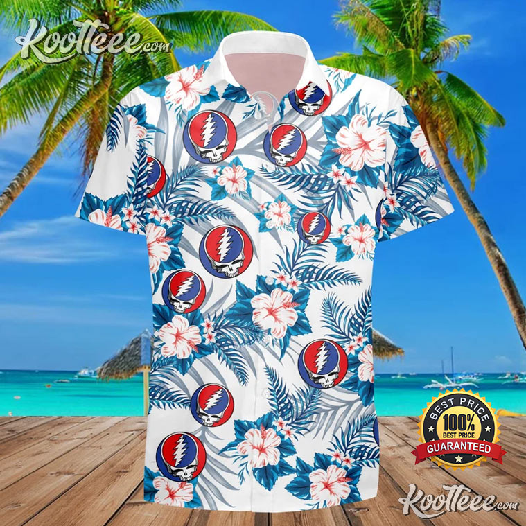 Grateful Dead Rock Band Hawaiian - Adult & Kids T-Shirts, Sweatshirts & Hoodies apparel design preview 1