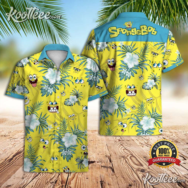 Spongebob Cartoon Gift For Summer Vibe Hawaiian - Adult & Kids T-Shirts, Sweatshirts & Hoodies apparel design preview 1