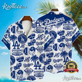Los Angeles Dodgers MLB Logo Pattern Summer 3D - Adult & Kids T-Shirts, Sweatshirts & Hoodies apparel design preview 1