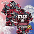 Arkansas Razorbacks Stress Obsessed For Fans Summer - Adult & Kids T-Shirts, Sweatshirts & Hoodies apparel design preview 1