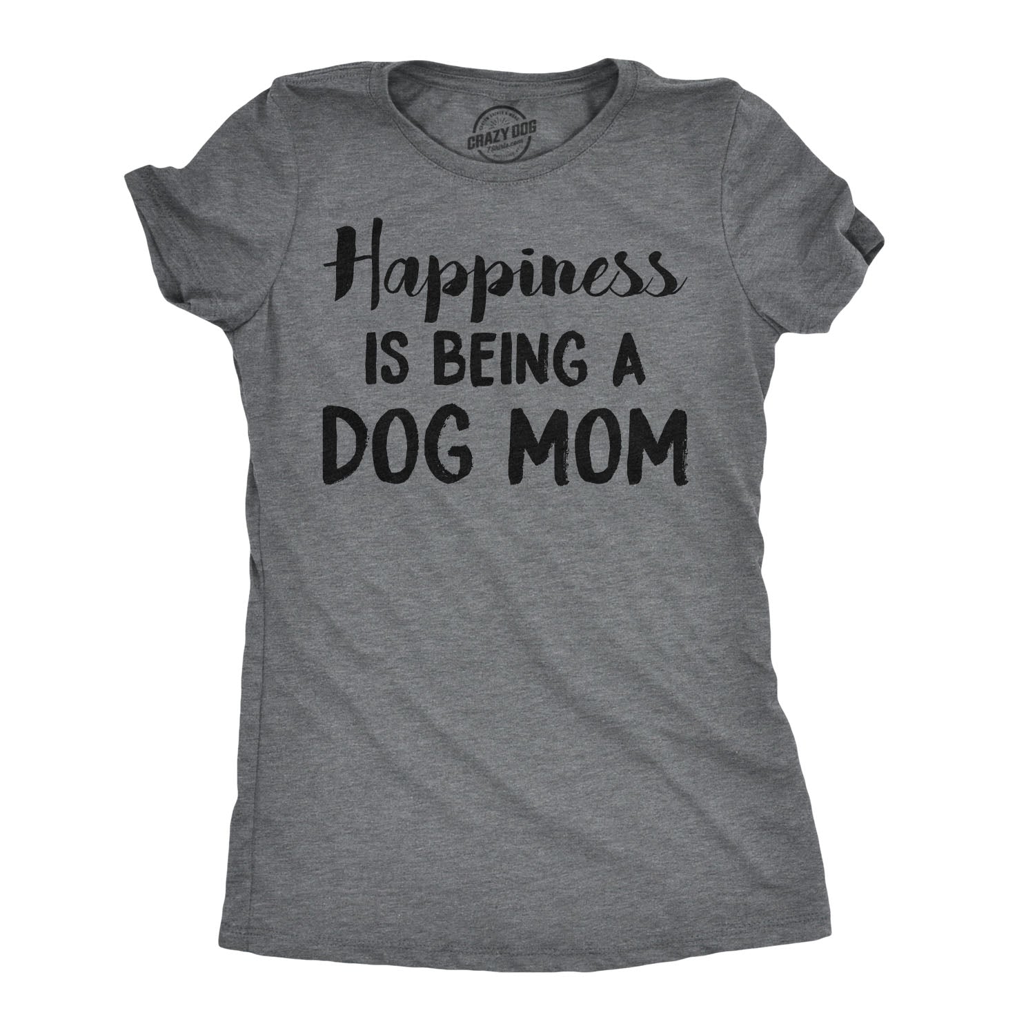 Happiness Is Being Dog Mom - Adult & Kids T-Shirts, Sweatshirts & Hoodies apparel design preview 1