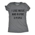 I Like Music Maybe 3 People - Adult & Kids T-Shirts, Sweatshirts & Hoodies apparel design preview 1