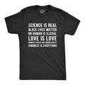 Science Is Real Black Lives Matter - Adult & Kids T-Shirts, Sweatshirts & Hoodies apparel design preview 1