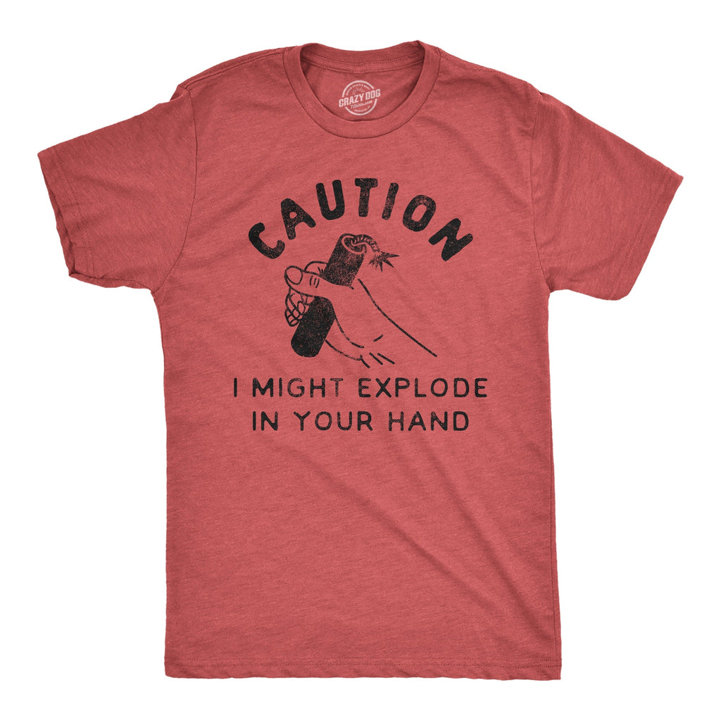 Caution I Might Explode Your Hand - Adult & Kids T-Shirts, Sweatshirts & Hoodies apparel design preview 1