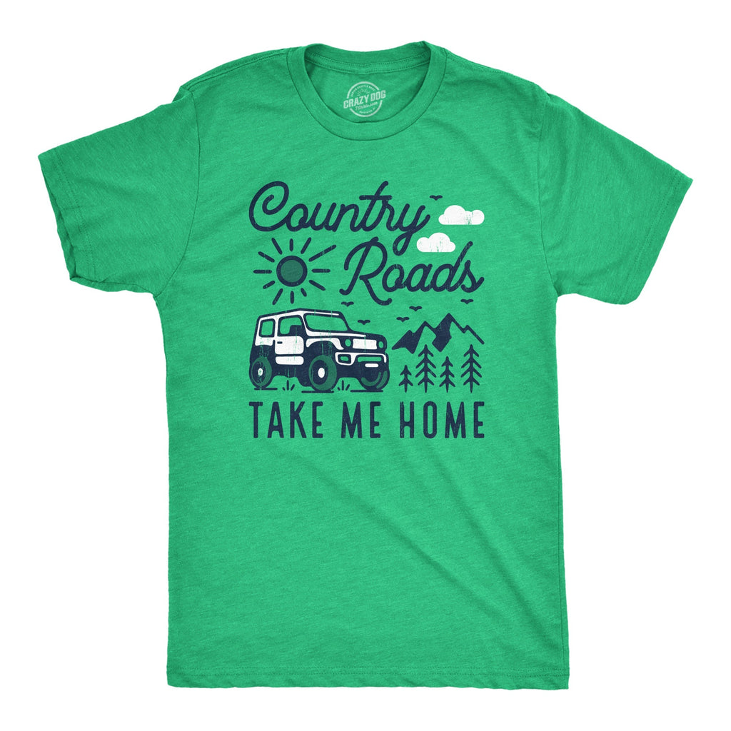 Country Roads Take Me Home - Adult & Kids T-Shirts, Sweatshirts & Hoodies apparel design preview 1
