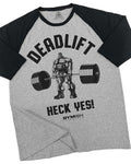 023. Deadlifts Heck Yes Funny Workout Gym - Adult & Kids T-Shirts, Sweatshirts & Hoodies apparel design preview 1