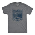 Hapiness Is Being Outdoors - Adult & Kids T-Shirts, Sweatshirts & Hoodies apparel design preview 1