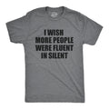 I Wish More People Were Fluent Silent - Adult & Kids T-Shirts, Sweatshirts & Hoodies apparel design preview 1